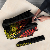 Aotearoa Moko Tribal Tattoo Umbrella New Zealand Maori Penguin and Fantail Reggae Style