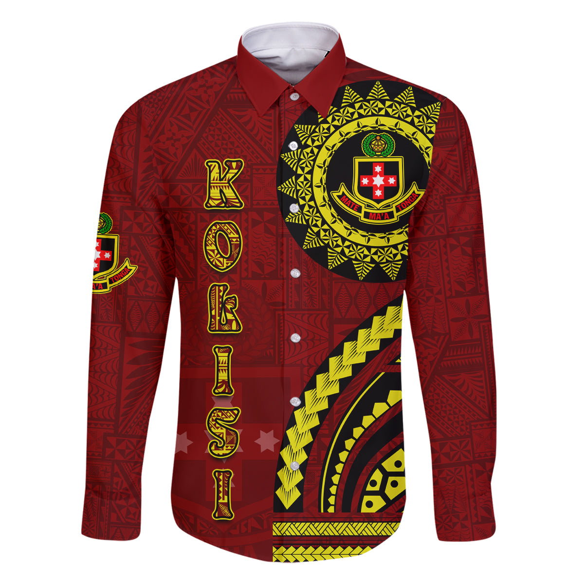 Kolisi Tonga Atele Family Matching Mermaid Dress and Hawaiian Shirt Ngatu and Polynesian Pattern