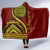 Kolisi Tonga Atele Hooded Blanket Ngatu and Polynesian Pattern