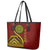 Kolisi Tonga Atele Leather Tote Bag Ngatu and Polynesian Pattern