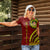 Kolisi Tonga Atele Women Polo Shirt Ngatu and Polynesian Pattern