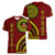 Kolisi Tonga Atele Women V-Neck T-Shirt Ngatu and Polynesian Pattern