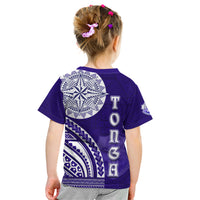 Tupou College Toloa Kid T Shirt Ngatu and Polynesian Pattern