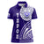 Tupou College Toloa Women Polo Shirt Ngatu and Polynesian Pattern