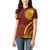 Tonga High School Women Polo Shirt Ngatu and Polynesian Pattern