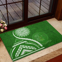 Liahona High School Rubber Doormat Ngatu and Polynesian Pattern LT03 - Polynesian Pride