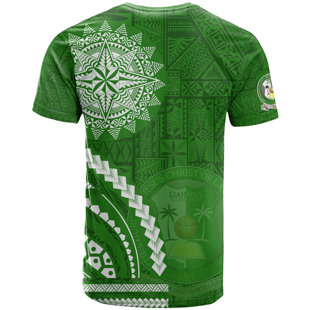 Liahona High School T Shirt Ngatu and Polynesian Pattern LT03 - Polynesian Pride