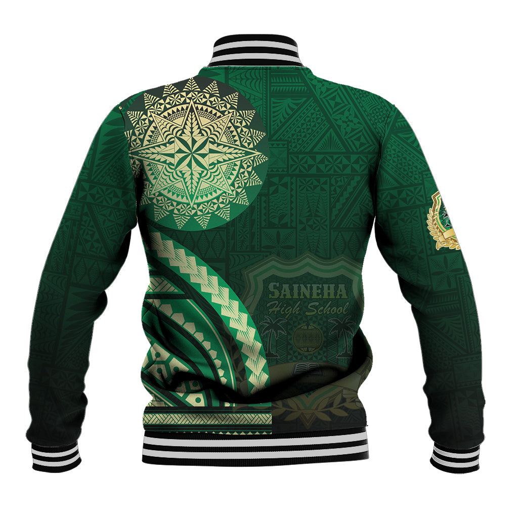 Saineha High School Baseball Jacket Ngatu and Polynesian Pattern LT03 - Polynesian Pride