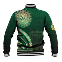 Saineha High School Baseball Jacket Ngatu and Polynesian Pattern LT03 - Polynesian Pride
