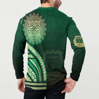 Saineha High School Button Sweatshirt Ngatu and Polynesian Pattern LT03 - Polynesian Pride