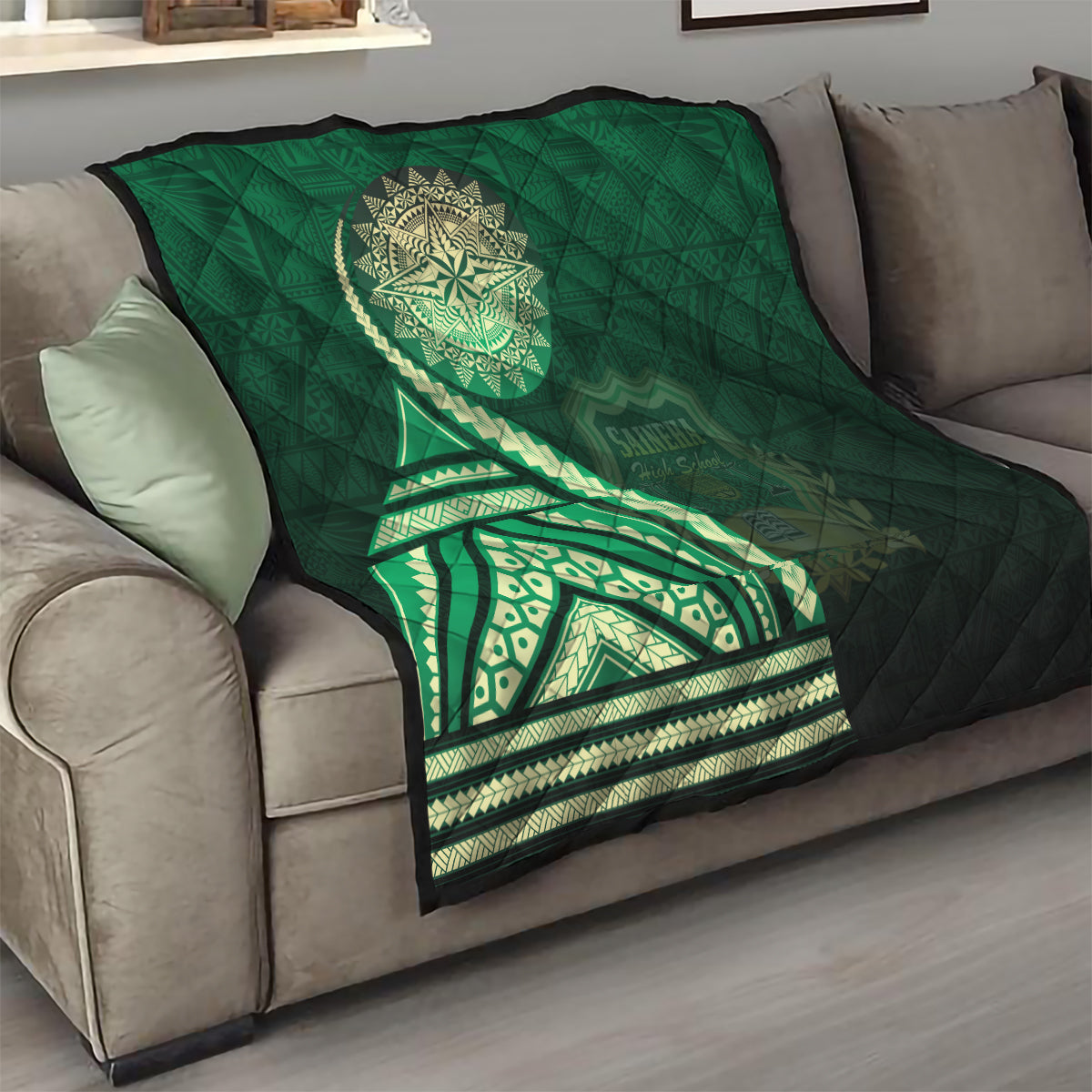 Saineha High School Quilt Ngatu and Polynesian Pattern LT03 - Polynesian Pride