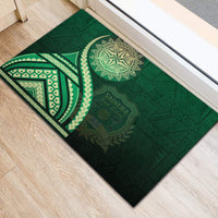 Saineha High School Rubber Doormat Ngatu and Polynesian Pattern LT03 - Polynesian Pride