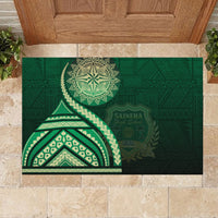Saineha High School Rubber Doormat Ngatu and Polynesian Pattern LT03 - Polynesian Pride