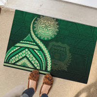 Saineha High School Rubber Doormat Ngatu and Polynesian Pattern LT03 - Polynesian Pride