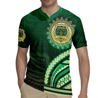 Saineha High School Rugby Jersey Ngatu and Polynesian Pattern