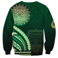 Saineha High School Sweatshirt Ngatu and Polynesian Pattern LT03 - Polynesian Pride
