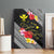 Aloha Hawaii Hibiscus and Plumeria Flowers Canvas Wall Art Kanaka Maoli Tattoo Polynesian Pattern