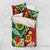 Melanesian Vanuatu Tribal Boar Tusk Bedding Set Tropical Plants and Namele Motifs - Polynesian Pride