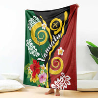 Melanesian Vanuatu Tribal Boar Tusk Blanket Tropical Plants and Namele Motifs - Polynesian Pride