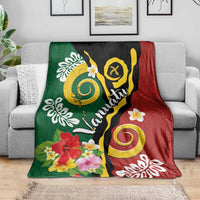 Melanesian Vanuatu Tribal Boar Tusk Blanket Tropical Plants and Namele Motifs - Polynesian Pride