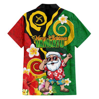 Vanuatu Christmas Family Matching Puletasi and Hawaiian Shirt Funny Santa with Namele and Boar Tusk Tribal - Polynesian Pride