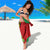 Vanuatu Christmas Sarong Funny Santa with Namele and Boar Tusk Tribal - Polynesian Pride