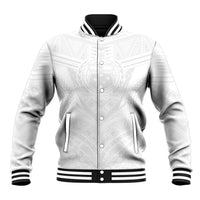 Samoan Lotu a Tamaiti Baseball Jacket Coat of Arms and Polynesian Pattern
