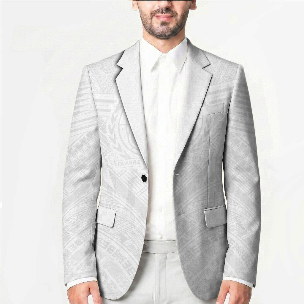 Samoan Lotu a Tamaiti Blazer Coat of Arms and Polynesian Pattern
