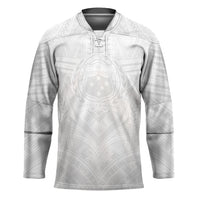 Samoan Lotu a Tamaiti Hockey Jersey Coat of Arms and Polynesian Pattern