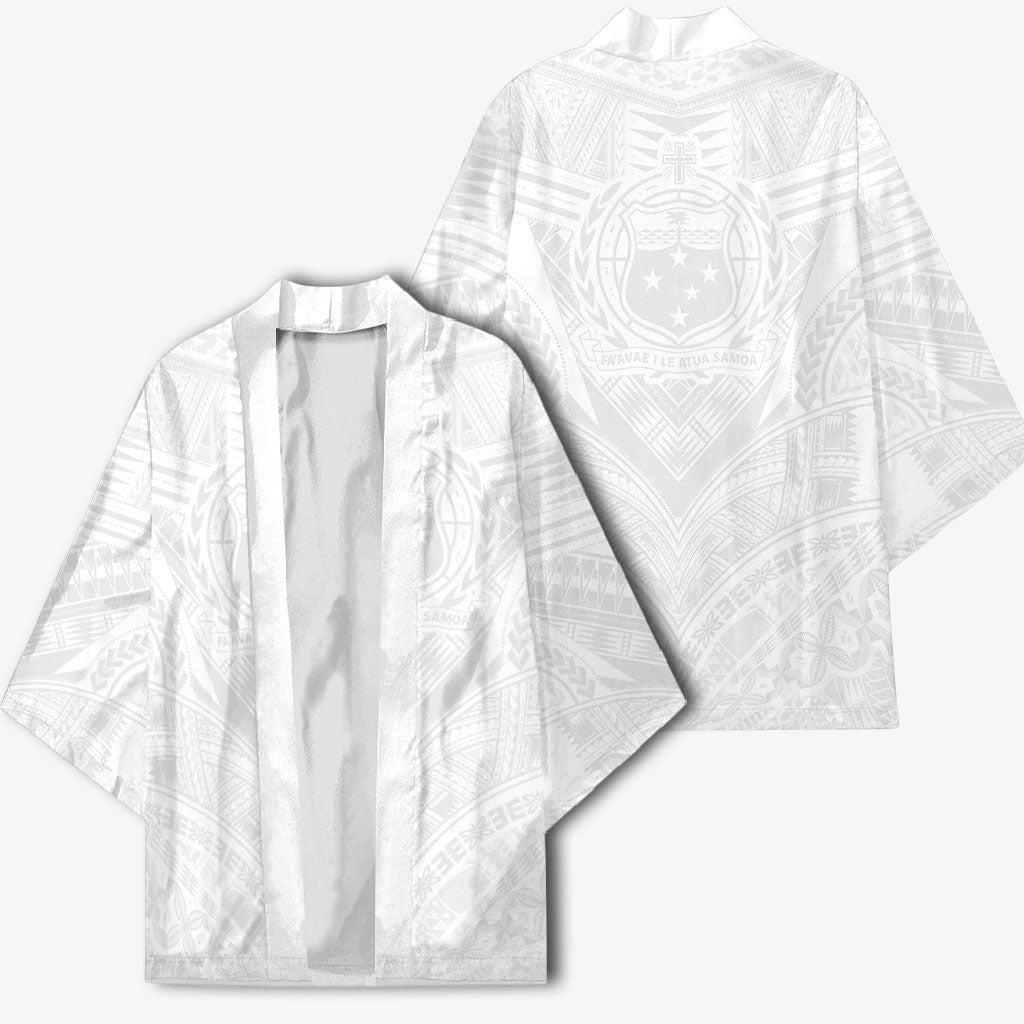 Samoan Lotu a Tamaiti Kimono Coat of Arms and Polynesian Pattern