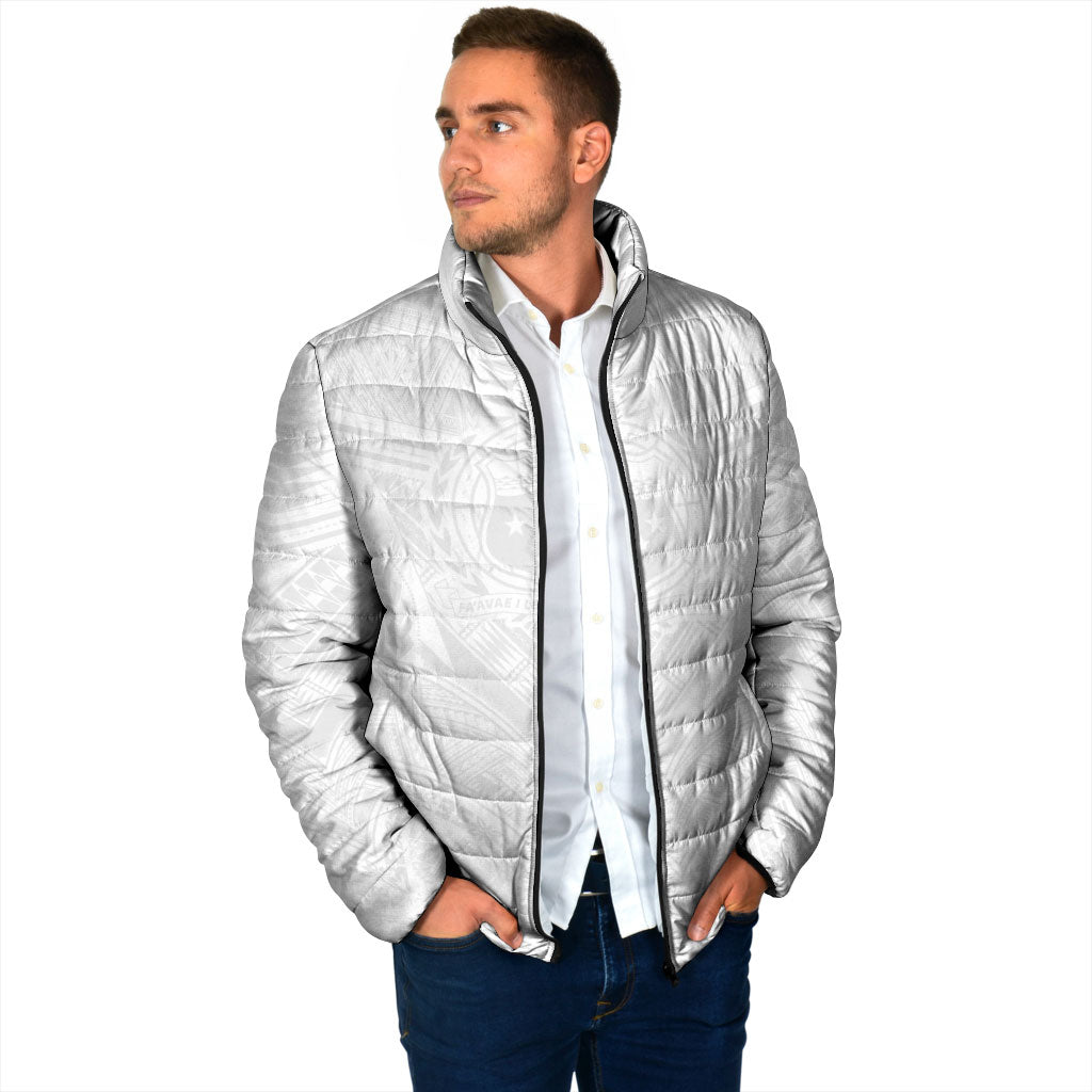 Samoan Lotu a Tamaiti Padded Jacket Coat of Arms and Polynesian Pattern