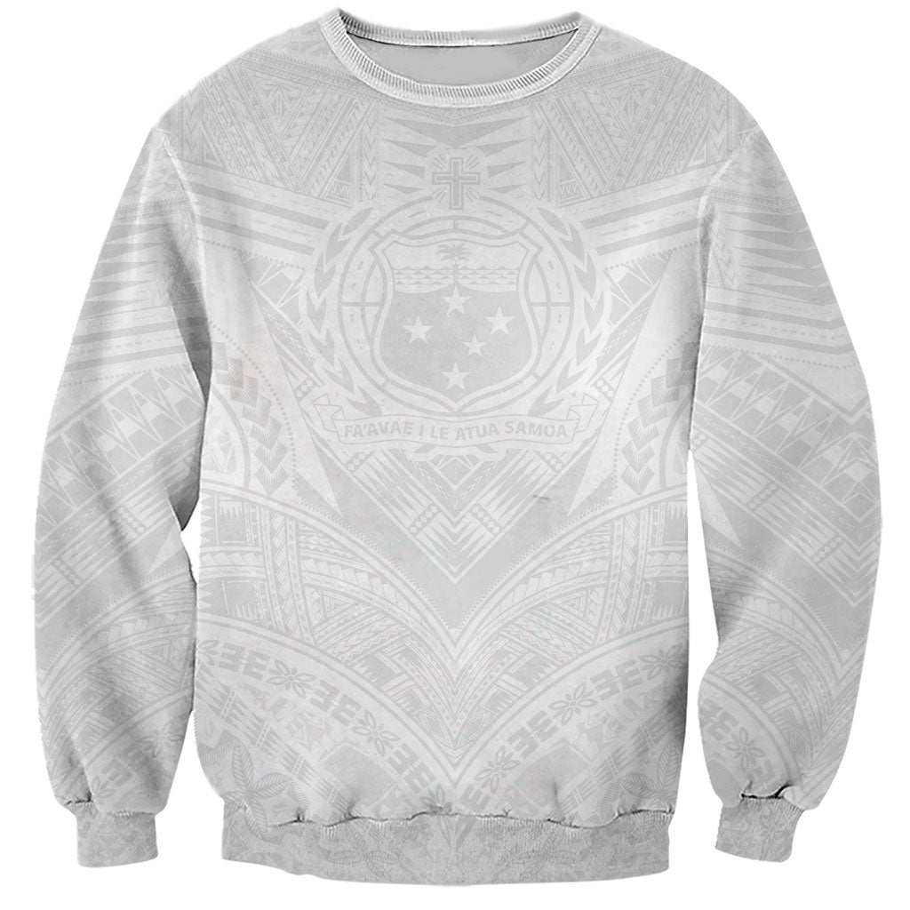 Samoan Lotu a Tamaiti Sweatshirt Coat of Arms and Polynesian Pattern