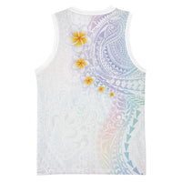 Hawaiian Tribal Tattoo and Plumeria Basketball Jersey Polynesian Pattern Sweet