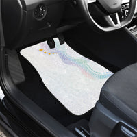 Hawaiian Tribal Tattoo and Plumeria Car Mats Polynesian Pattern Sweet