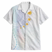 Hawaiian Tribal Tattoo and Plumeria Hawaiian Shirt Polynesian Pattern Sweet