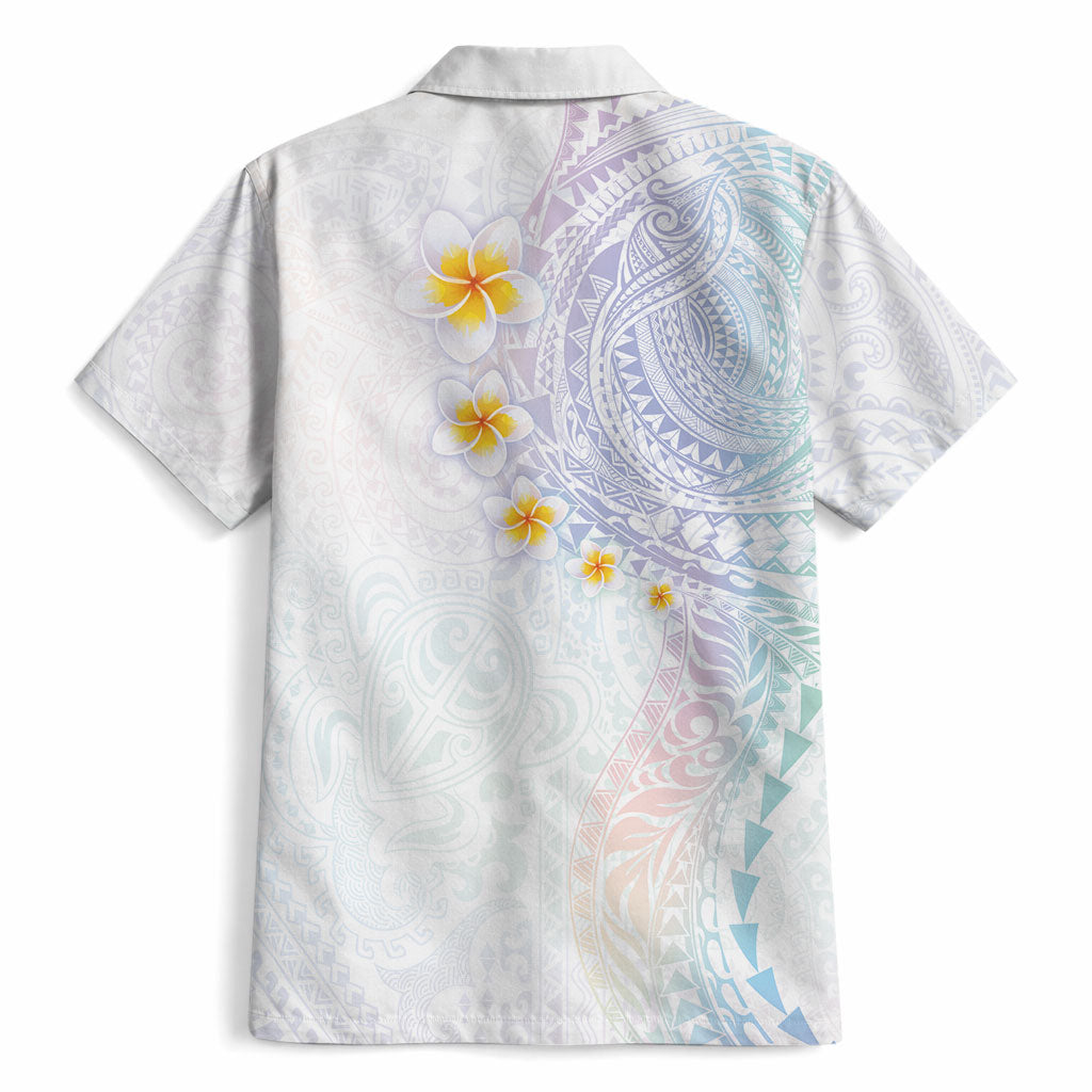 Hawaiian Tribal Tattoo and Plumeria Hawaiian Shirt Polynesian Pattern Sweet