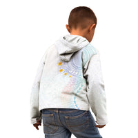 Hawaiian Tribal Tattoo and Plumeria Kid Hoodie Polynesian Pattern Sweet