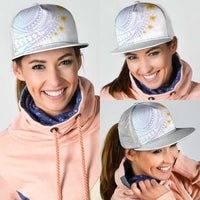 Hawaiian Tribal Tattoo and Plumeria Mesh Trucker Cap Polynesian Pattern Sweet