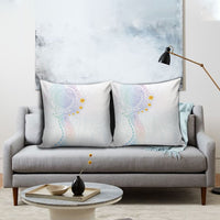 Hawaiian Tribal Tattoo and Plumeria Pillow Cover Polynesian Pattern Sweet