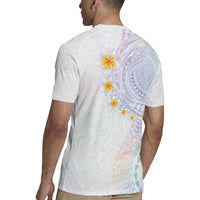 Hawaiian Tribal Tattoo and Plumeria Rugby Jersey Polynesian Pattern Sweet