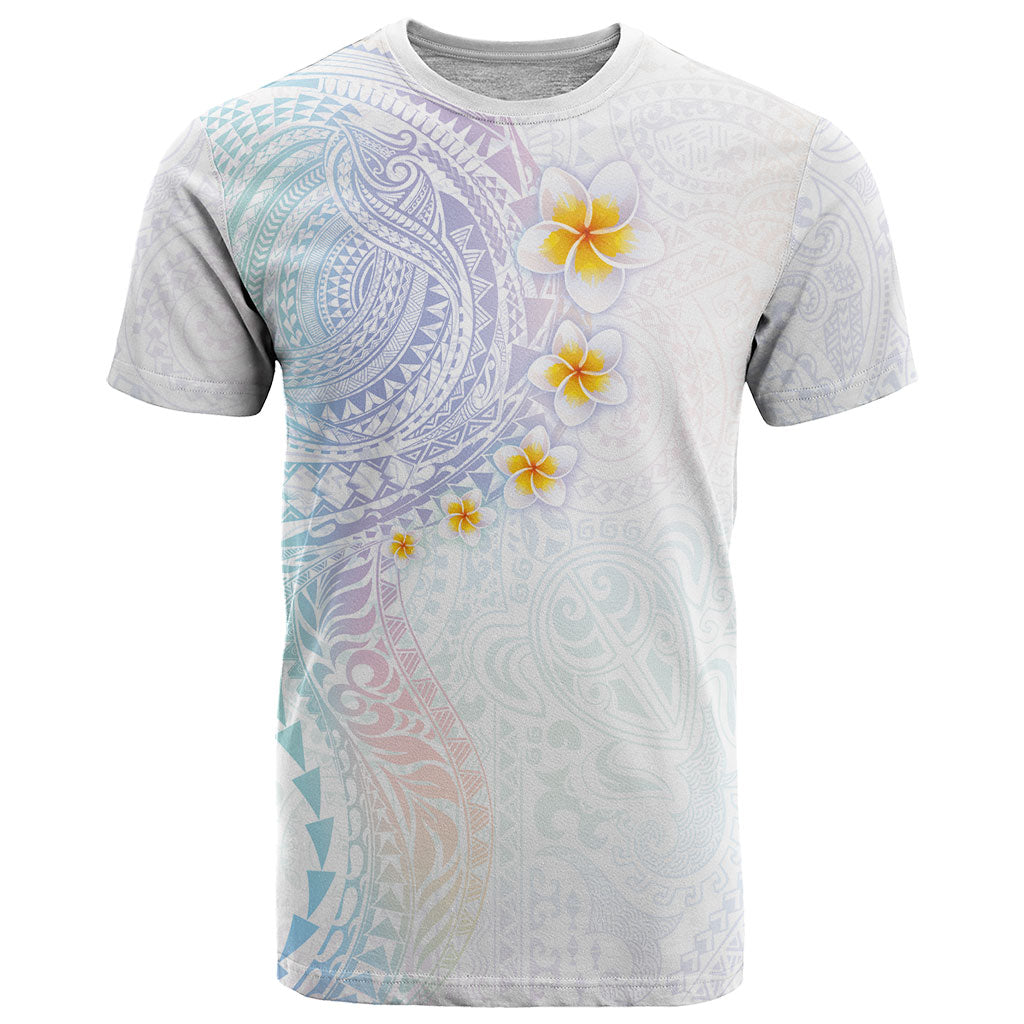 Hawaiian Tribal Tattoo and Plumeria T Shirt Polynesian Pattern Sweet