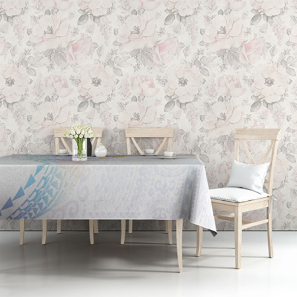 Hawaiian Tribal Tattoo and Plumeria Tablecloth Polynesian Pattern Sweet