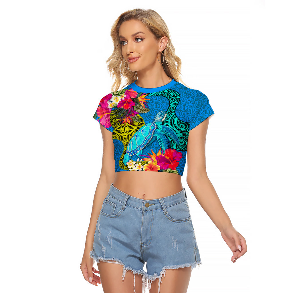 polynesian-raglan-cropped-t-shirt-the-turtle-jung-flower-with-maori-pattern-ethnic-style