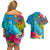 custom-polynesian-couples-matching-off-shoulder-short-dress-and-hawaiian-shirt-the-turtle-jung-flower-with-maori-pattern-ethnic-style