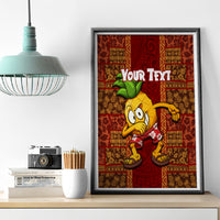 Custom Hawaii Canvas Wall Art Aloha Funny Pineapple Mix Kakau Hawaiian Tribal LT03 - Polynesian Pride