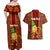 Custom Hawaii Couples Matching Off Shoulder Maxi Dress and Hawaiian Shirt Aloha Funny Pineapple Mix Kakau Hawaiian Tribal LT03 - Polynesian Pride