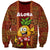 Custom Hawaii Sweatshirt Aloha Funny Pineapple Mix Kakau Hawaiian Tribal LT03 Unisex Red - Polynesian Pride