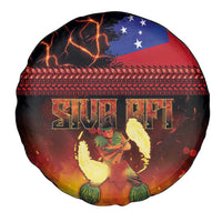 Samoan Siva Afi Spare Tire Cover Tribal Performers of Samoan Fire Knife Dancing