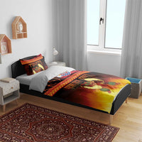 Tahitian Siva Afi Bedding Set Tribal Performers of Tahitian Fire Knife Dancing LT03 - Polynesian Pride