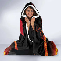 Tahitian Siva Afi Hooded Blanket Tribal Performers of Tahitian Fire Knife Dancing LT03 - Polynesian Pride